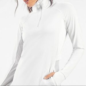 Fabletics Rosalia Zip Jacket - White XL
